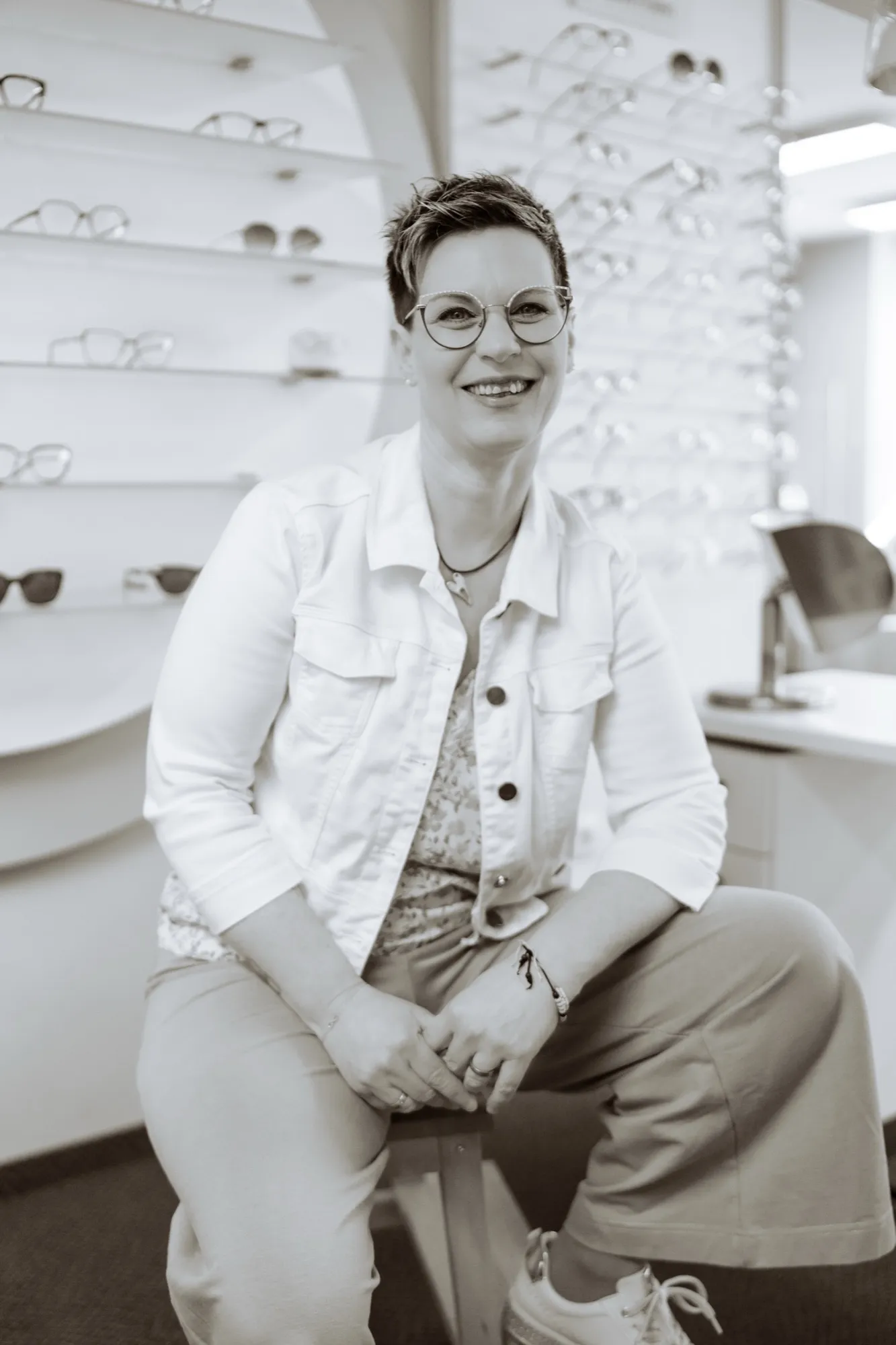 Innenansicht des Geschäfts Optik Zorn