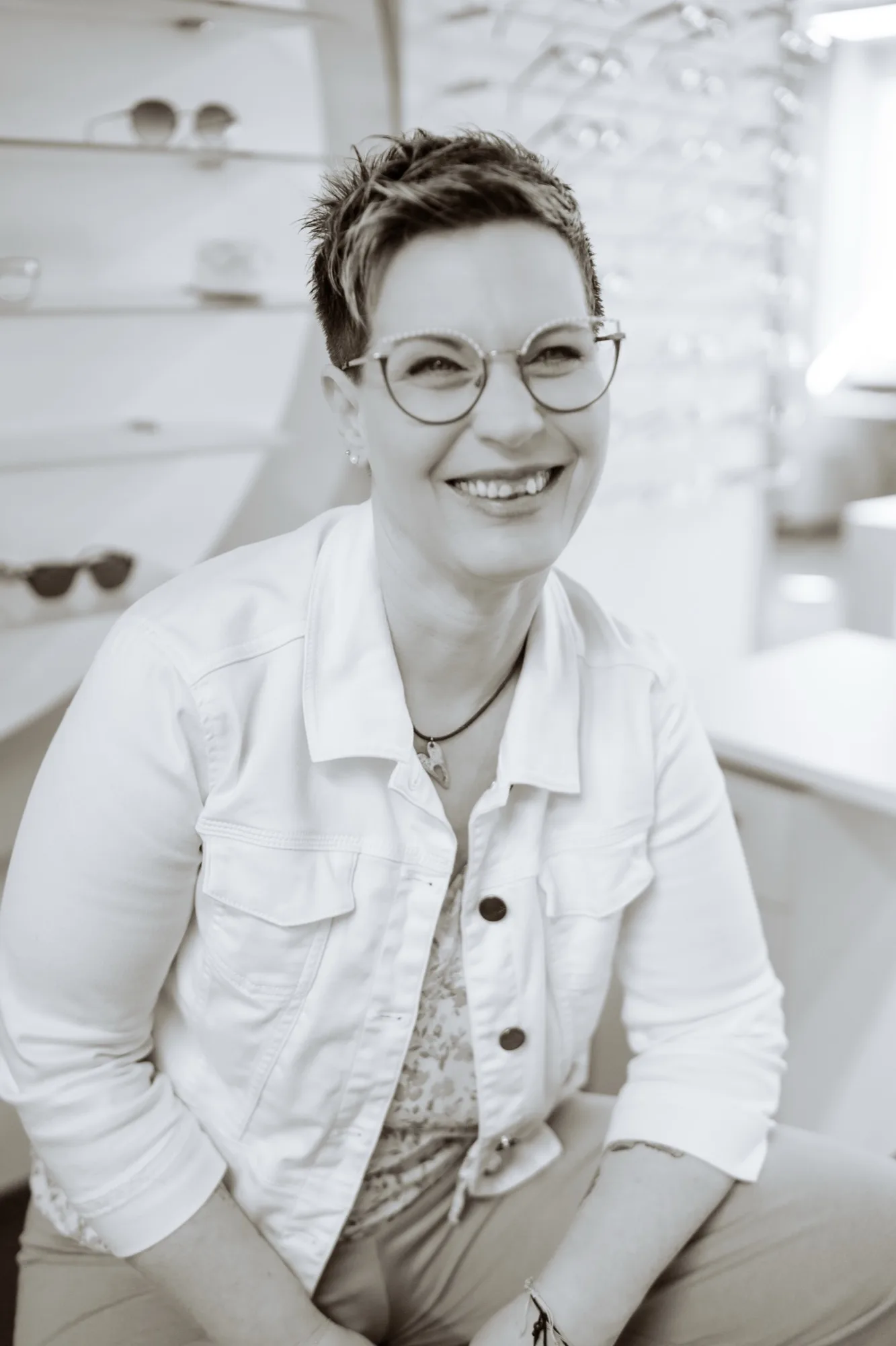 Service-Szene bei Optik Zorn
